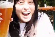 【悲報】橋本環奈(20)「休肝日は無い、週8で酒飲んでる」