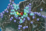 岐阜県で震度4の地震発生