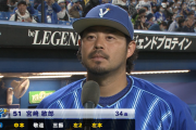 DeNA宮﨑敏郎　打率.429(セ1位) 7本(セ1位) 17打点(セ3位) OPS1.326(セ1位)