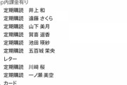 【悲報】与田祐希、まさかのメッセージランキング圏外に。