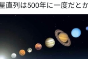 【完成！グランドクロス】500年に一度の惑星直列が明日起こると判明！水金地火木土天海冥！