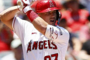 左手有鉤骨骨折のエンゼルス・トラウト、最短で8月第1週にも復帰へ