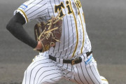 阪神・岩崎、シート打撃で好投　打者５人２５球中、安打性１本