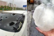【動画】中国南部に異常な大きさの雹（ひょう）が降ってしまう(((ﾟДﾟ)))