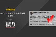 日本ファクトチェックセンターさん、インフルエンザワクチンについてツイートするも医師にファクトチェックされ叱られてしまうｗｗｗｗｗ