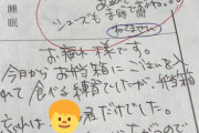 【画像】女さん、保育園の連絡帳にブチギレ…