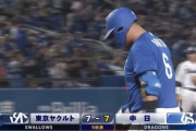中日ドラゴンズ、9回に細川タイムリー＆中田犠牲フライで同点に追いつく！！