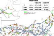 全国の高速道路１２２区間８８０キロを４車線化へ、国土交通省が方針