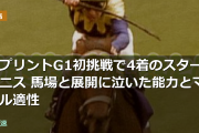 スプリントG1初挑戦で4着のスターアニス 馬場と展開に泣いた能力とマイル適性