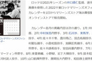 ロッテ、2021カレンダー発売（誤植）