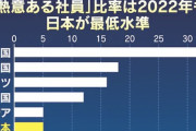 【大悲報】日本人の労働意欲、想像を遥かに超えてくる