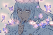 【FGO】CHOCOさんのオベロンイラスト！！　周りに舞ってる蝶が綺麗です！