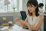 【悲報】僕君の会社、机の上に飲料を置く場合は“ラベル”を剥がさなければいけない