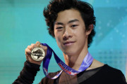 チェン感激、五輪２連覇の伝説バトン氏以来の５連覇