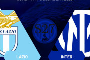 ◆セリエA◆16節 ラツィオ×インテル インテル効果的に2得点！0-2で3連勝で首位堅持、鎌田先発65分までプレー