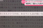 【悲報】Jリーグさん、秋田市との協議を開示されてしまう…「秋田は志が低い」「公設が絶対」など
