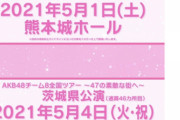 AKB48・15th Anniversary LIVEに続き、チーム8 熊本 茨城公演も落選祭りw w w w w w w w w w w w w w w
