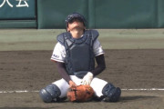 【悲画像】木更津総合の捕手、放心状態