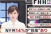 【新型コロナ/抗体検査】米ＮＹ州の14％に抗体確認　無作為に3000人検査
