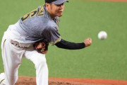 阪神の開幕投手　先発の西勇が上々５回６安打１失点、７奪三振
