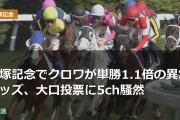 宝塚記念でクロワが単勝1.1倍の異常オッズ、大口投票に競馬ファン騒然