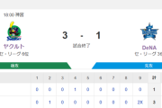 【試合結果】ヤクルト3-1ベイスターズ　村上5号サヨナラ2ラン！ランバート7回1失点