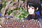 ホロライブ海外VTuber「日本の食べ物は甘いものが多すぎる。マックですら味が違う。何にでも砂糖が入ってる」
