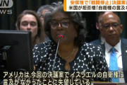 【速報】米国が拒否権、国連安保理「戦闘一時停止」決議案を否決