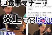 ヒカル、実兄にガチダメ出し「炎上食事マナー」編集で切らず...「認識甘い」「俺でもカットする」