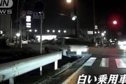 【教習車】「仮免許 練習中」が数々の交通違反…歩道走行に信号無視の瞬間 …