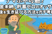 【ナマポ不可避？】年金未納・貯蓄ゼロのオッサンが老後を生き延びる方法をガチ考察してみた