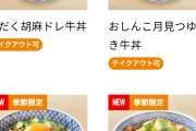 【超画像】吉野家の新メニューなんやこれwwww