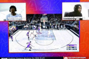 【NBA】「イエス・カモン！」絶叫する八村塁、レブロンを巧みに操りゲーム大会8強進出
