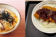 カツ丼vsソースかつ丼