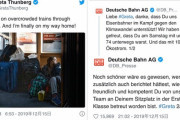 【ｗ】グレタ「帰りの列車は超満員。床に座ってた(写真付き」 ドイツ鉄道「ファーストクラス買ったのにPRしてくれないの？」