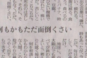 【悲報】50代男性がやけくそになって送った文章　新聞に掲載されてしまうｗｗｗｗｗｗｗｗ
