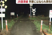【速報】イヤホンをつけていた男性、警笛に気づかず踏切に進入して死亡
