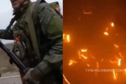 ウクライナ軍の無人特攻機攻撃を喰らったロシア軍歩兵の車内映像！