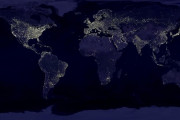 【画像】夜の世界地図ｗｗｗｗｗｗｗｗｗｗｗ