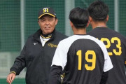 阪神・岡田彰布監督、紅白戦で敗れたチームは「芝生の整備とかな。阪神園芸に一日入れて…」
