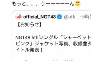 【マジキチ】NGT48中井りか、ニューシングルのジャケットがお気に召さない模様「え、、、だs」