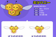 オスだけ悲しみを背負ったポケモン「ミツハニー」の進化ってこうすればよくね？？？