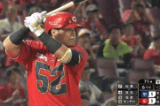【広島対中日17回戦】広島・末包、中日・松葉から第8号勝ち越しソロホームラン！！！！！！！！！！！！！！