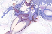 【FGO】水着のマーリンお姉さんイラスト！！　日傘がおしゃれです！！