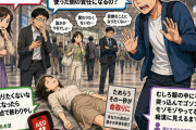 彡(ﾟ)(ﾟ)「女性にもAED……？いや、女さんが助けてあげたらええやろw」