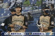 【vsヤクルト】日ハム、3回に渡邉のタイムリーで1点差に詰め寄る！