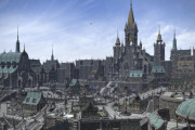【FF14】蒼天街ってどんよりした天気ばかりだったけどイシュガルドハウジングエリアはどうなるんだろう・・・