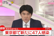 ◆速報◆東京都の新たなコロナ感染者47人！前週比85人減