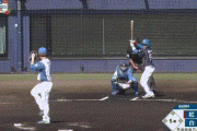 【日本ハム紅白戦】ドラ5奈良間、二打席目で河野からツーベースヒット！！！！！