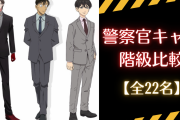 警察官キャラの階級比較！『ヒプマイ』入間銃兎、『コナン』高木刑事、『東リベ』ナオトは同階級！
